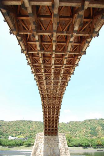 錦帯橋の構造美　The structural beauty of Kintaikyo Bridge